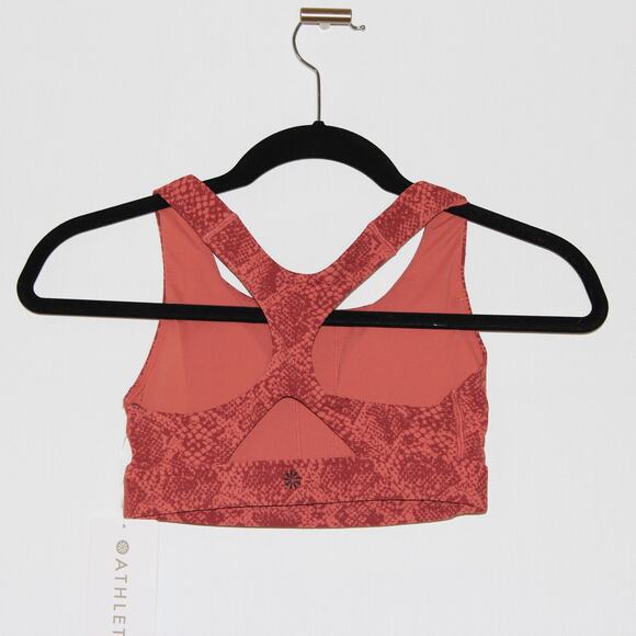 Athleta Ultimate Snake Bra D-DD Russet Brown XXS NWT - Picture 2 of 4